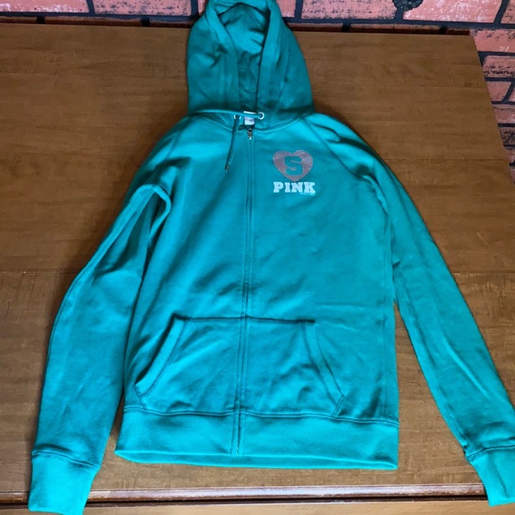 Victoria's Secret Pink Michigan State Spartans sweatsuit jacket - Picture 3 of 3